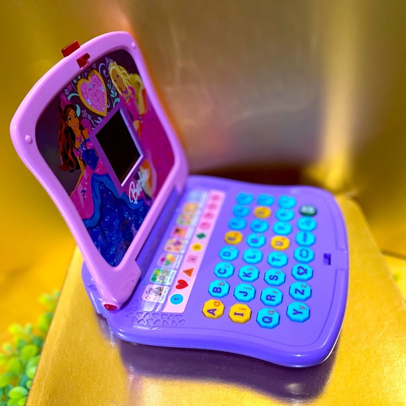 BARBIE THE DIAMOND CASTLE LEARNING LAPTOP, NUMBERS LETTERS, SHAPES, COLORS WORKS - Picture 14 of 16